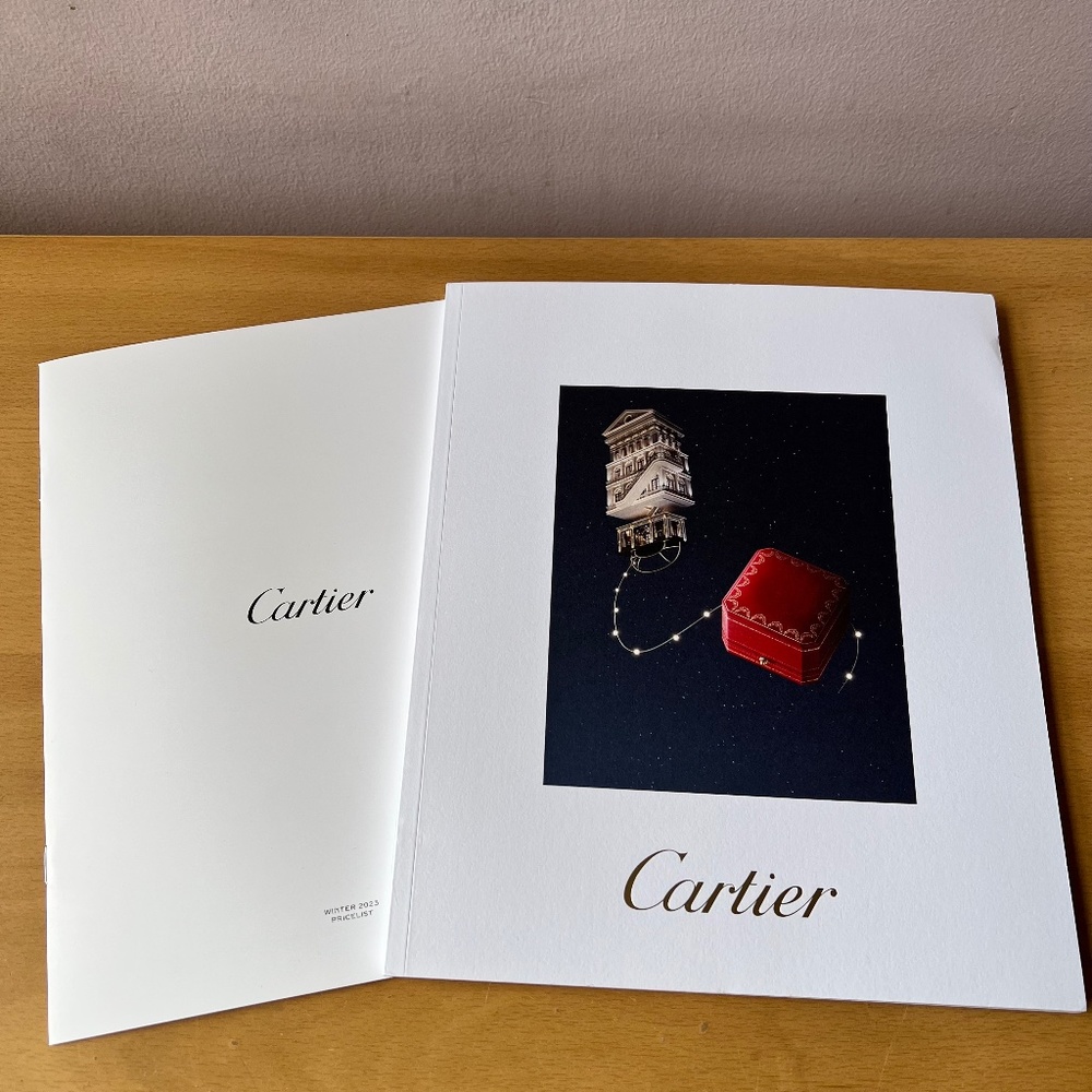 Brand New Cartier Jewelry and Watch Catalog